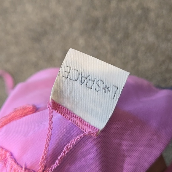 NWOT L Space Women Blue and Pink Bikini Top Swim Sz XS - Picture 5 of 6